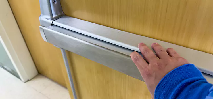 Installing a Push Bar on a Door Taylors